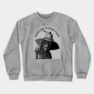 Resting Witch Face Crewneck Sweatshirt